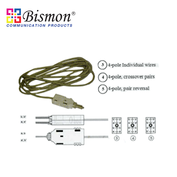 4-pole-Test-cord-2-4-with-cord-1-5m-open-one-end-LSA-Series